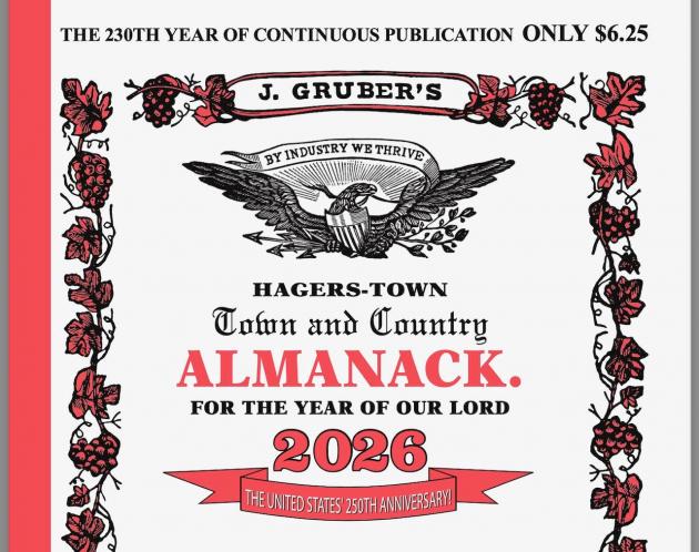 Farmers' Almanac ceases publication. Hagers-Town Town and Country Almanack still here