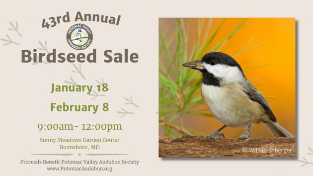 Potomac Valley Audubon Society announces upcoming events