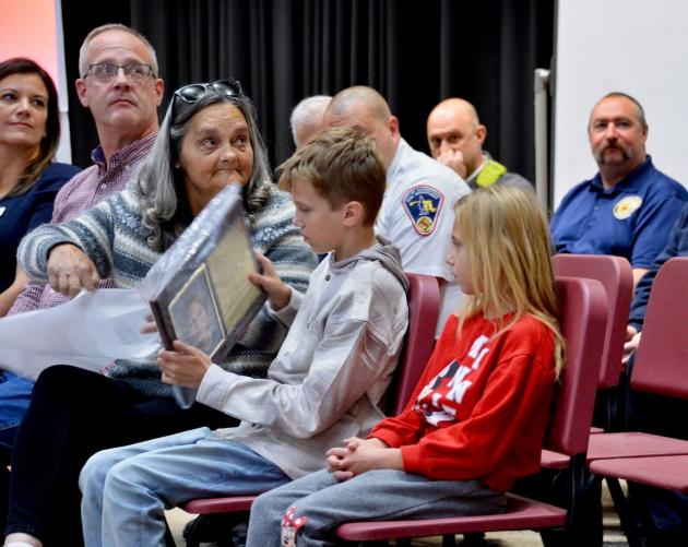 Hagerstown fourth-grader recognized for saving family after hearing smoke alarm