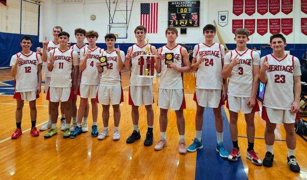 Heritage boys basketball repeats as MDCC champions