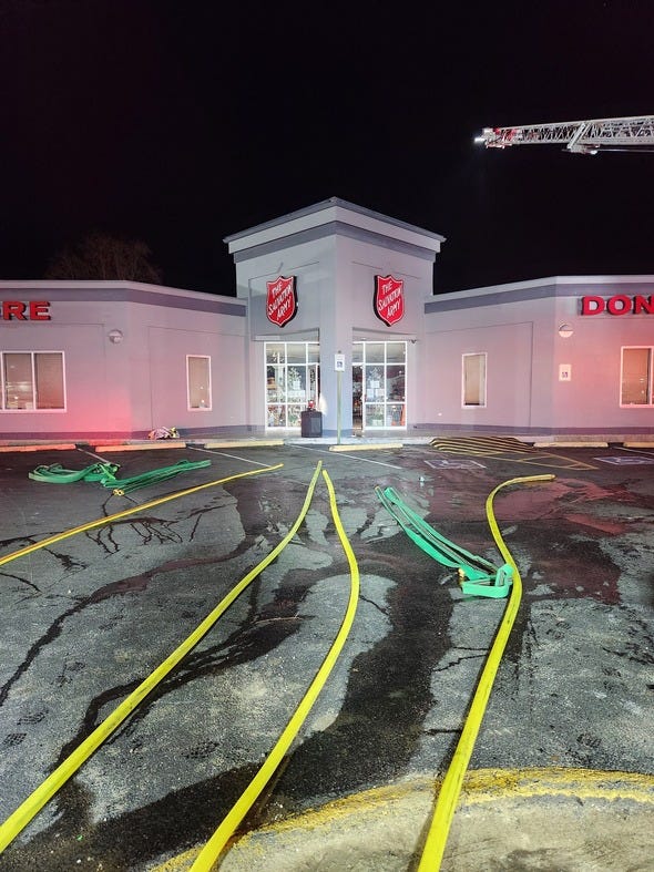 Fire at Maryland Salvation Army thrift store under investigation
