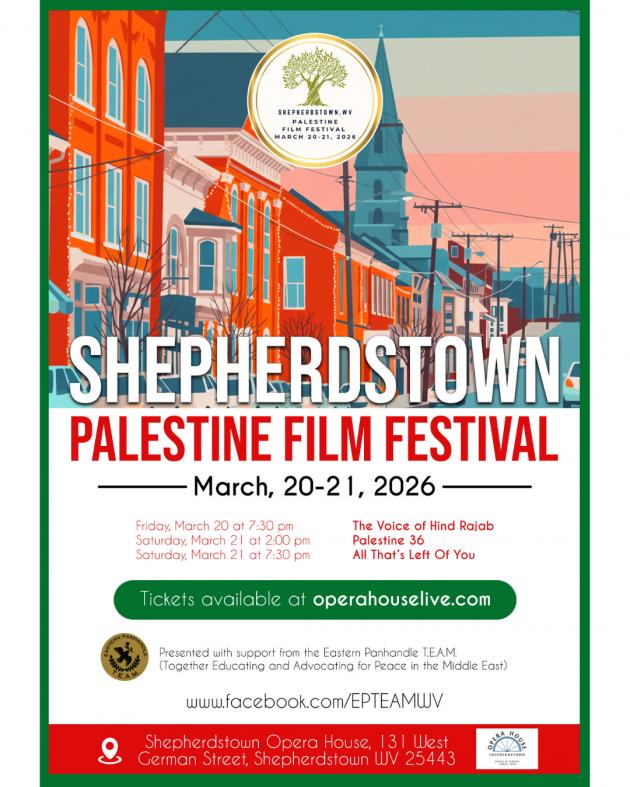 Award‑winning Palestinian films to screen at Shepherdstown festival