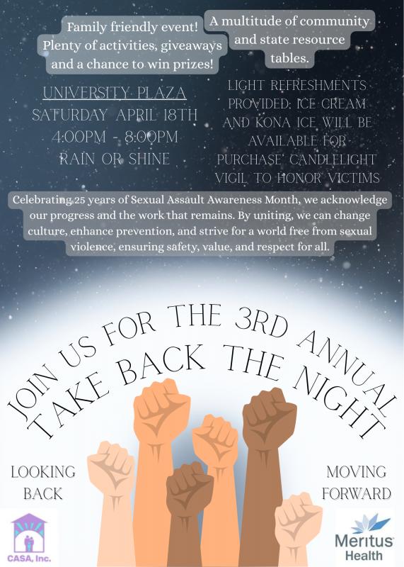 Take Back The Night to return to Hagerstown to support survivors