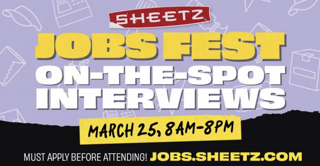 Sheetz hosting March 25 job fairs to hire Maryland employees