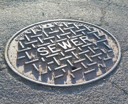 Why is smoke coming from manholes south of Hagerstown this week?