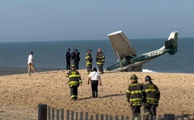 Plane crash, shark bite deliver wild start to Memorial Day weekend