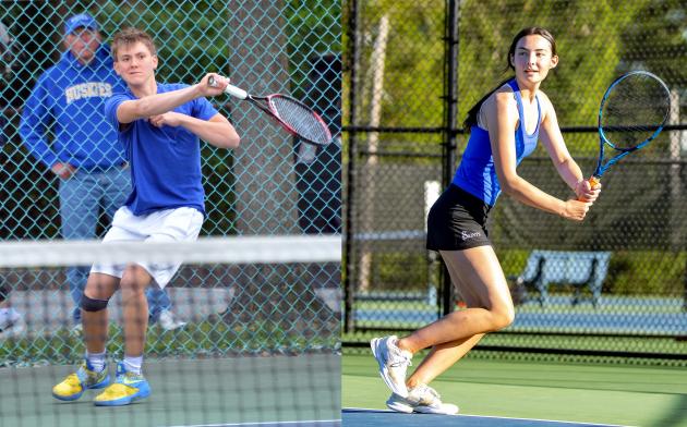 Brady Ernst, Lauran Finn lead 2026 Washington County tennis all-stars
