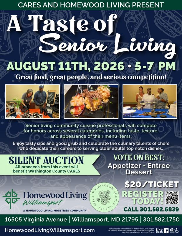 Taste of Senior Living fundraiser to aid county caregivers