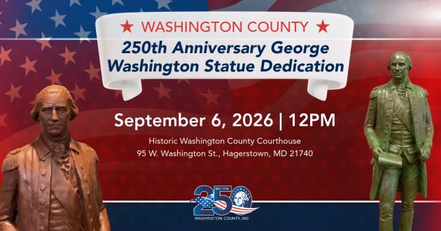 Washington County to dedicate George Washington statue Sept. 6